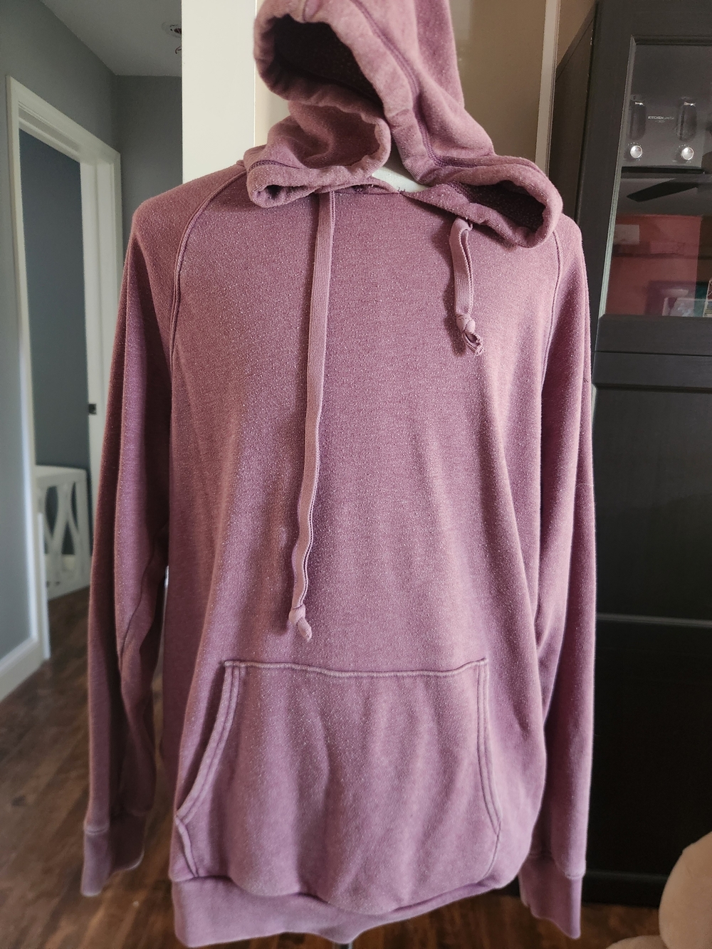 American Eagle Outfitters Dusty Mauve Pullover Hoodie